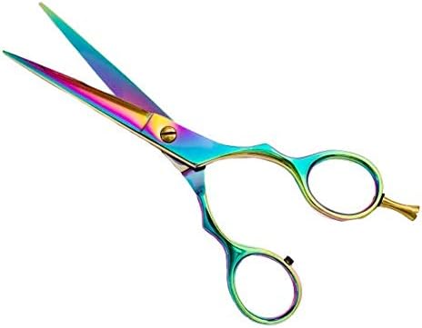 Awans Professional Hairdressing Scissors, Stainless Steel Scissors 6 inches Pink, 5.5" - Image 3