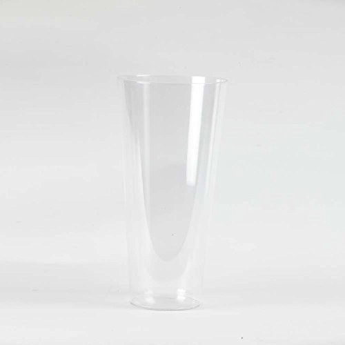 Conical Acrylic Plastic Vase 35cm Height (Clear) Amazon.co.uk Kitchen
