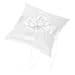 Flower Basket and Ring Pillow Set, Ivory Satin Bowknot Ring Bearer Pillow and Wedding Flower Girl Basket Set (Flower)