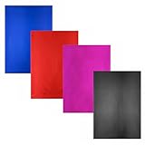 200 PCS Red Blue Black Plum 4 Colors Hot Foil Paper