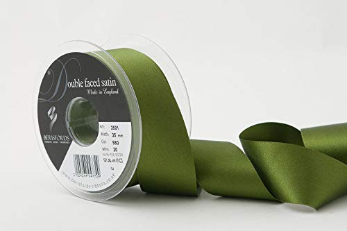 Berisfords 3501 Satinband 35 mm Cypress 980 10,5 x 10,5 x 4.59 cm Double Face Poly Satinband, Cypress