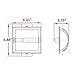 Arista Bath Products Recessed Toilet Paper Holder, Oil Rubbed Bronze
