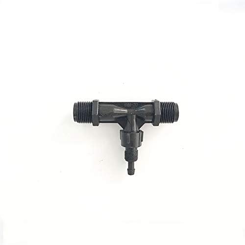 PVDF Venturi r Injector 1/4” 1/2” 3/4” 1” 1.5” 2Inch Gas-Liquid Mixing Venturi Injector for Ozone Generator, Agriculture Fertilizer Irrigation, Sewage Treatment, Dosing Device, Jet Device /20mm