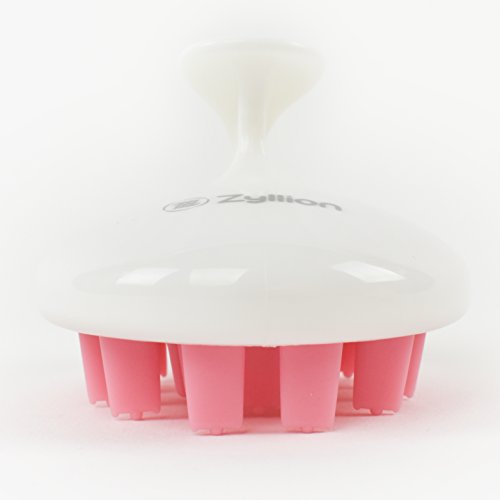 Zyllion Hair Shampoo Brush and Scalp Massager Care for Dandruff Removal