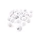 baby love home 50pcs 12mm Silicone Beads Marble Round Teething Beads DIY Jewelry Accessories Kit Food Grade Silicone