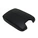 Astra Depot Black Real Leather Suture Console Lid Armrest Cover for 2008 2009 2010 2011 2012 Honda Accord Armrest Cover
