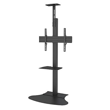 Rife Heavy Duty Mobile Exibition/Meeting Room Trolley 33-70 Floor TV Stand with Shelf. Suitable for LCD, Plasma, Led, OLED, 4K, 3D TVs 37 40 42 46 50 55 60 65 70