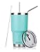DYNAMIC SE 30oz Tumbler Double Wall Stainless Steel Vacuum Insulated Travel Mug with Splash-Proof Lid Metal Straw and Brush