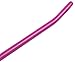 20-Pack Slack Hangers - Open Ended Slimline No Slip Hangers Perfect for Pants, Jeans, Shorts, Skirts, Shirts, Pink and Chrome, 13.5 x 6.25 Inches