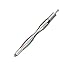 Tattoo Manual Pen Permanent Makeup Pen One Side Round Curved Blade Other Side Circle 2 Head Microblading Pen Cross Shape Embroidery Eyebrow Tattooing Pen