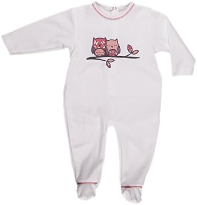 Minhon Baby 1pc Footie Pajama Elegant Velour Sleep N Play Footed Romper Sleeper