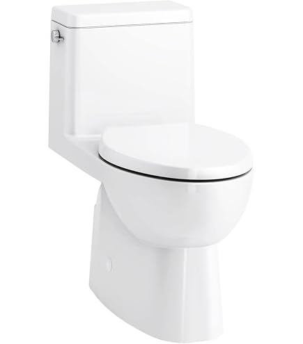 KOHLER K-5172-0 San Souci Comfort Height Compact Elongated 1.28