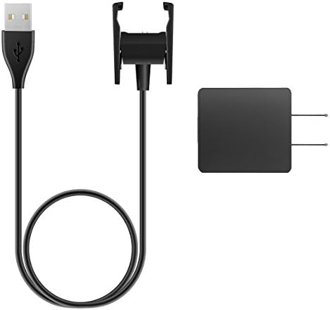 IEEKK Fitbit Charge 2 USB Charging Cable with Wall Charger Plug, Extra Long 3.3ft(1M) Replacement Charger Cord for Fitbit Charge 2 Smart Bracelet