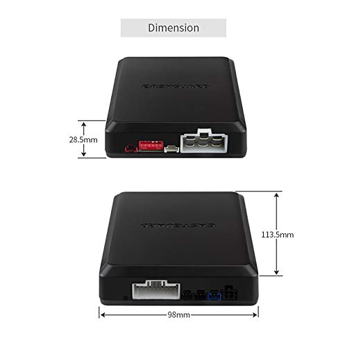 EASYGUARD EC002-T2-NS PKE CAR ALARM SYSTEM PROXIMITY SENSOR LOCK UNLOCK REMOTE ENGINE START PUSH START BUTTON NFC LOCK AND UNLOCK VIBRATION ALARM DC12V