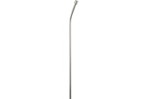 CLICIC Stainless Steel Garden Pump Sprayer Extended Wand with Adjustable Nozzle Replacement, Watering Sprayer Wand for Lawn and Garden Use, 14.57Inch.