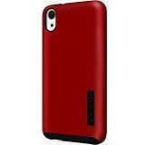 Incipio DualPro Hard Shell Phone Case with Impact Absorbing Core - HTC Desire 626/ 626s - Red - Retail Packaging