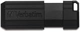 Verbatim PinStripe 32GB USB 2.0 Flash Drive Black Sliding Mechanism view 10
