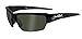 Wiley X WX Saint Glasses Polarized Smoke Green Lens Gloss Black Frame