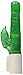 Golden Triangle Osaki Twister Vibrator, Green, Retail Box