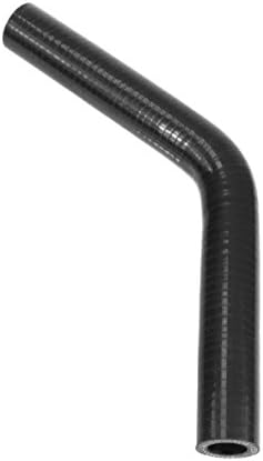 Ramair Filters RSE4516BK 4-Ply Silicone Elbow, 45 Degree Bend, 16 mm ID, Black