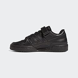 adidas Men's Forum Low Sneaker, Black/Black/Black, 11