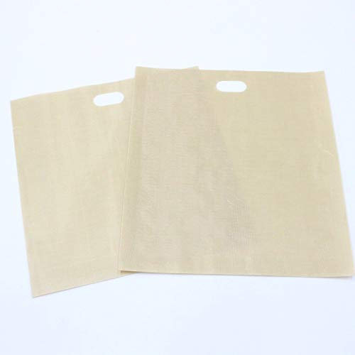 CMrtew Toaster Bags for Grilled Cheese Sandwiches Made Easy Reusable Non-Stick Baked Toast Bread Bags (10pcs)