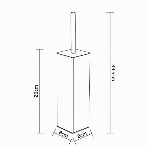 BGL Stainless Steel Material Holder Toilet Brush Holder for Bathroom and Hotel (Chrome)