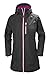 Helly Hansen Women's Long Belfast Lightweight Waterproof Windproof Breathable Raincoat Jacket with Hood