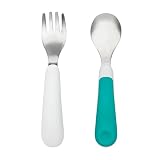 OXO Tot Training Fork/Spoon Set, Teal