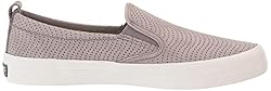 Sperry Women's Crest Twin Gore Boat Shoe, Grey