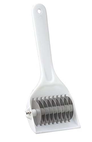 HIC's Gourmet Rolling Fresh Herb and Multipurpose Kitchen Mincer, with 9-Stainless Steel Blades