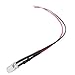 TRENDBOX 1 Pack (50 Bulbs) 5mm Red LED Flash Light (steady) 18cm 12V DC Pre-Wired Round Top Bulb Lamp For DIY Car Boat Toys Flashing Parties