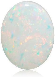 EVERYTHING GEMS 10.25 Ratti 9.27 Carat Certified Unheated Untreatet A++ Quality Natural Opal Loose Gemstone for Women's and Men's