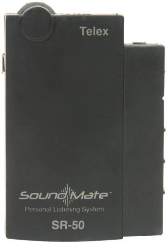 Telex SoundMate SR-50 Single Channel Receiver Ch A 72.1(Assistive Listening) Earphones not Included