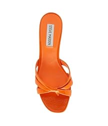 Steve Madden Women's Cary Heeled Sandal, Orange