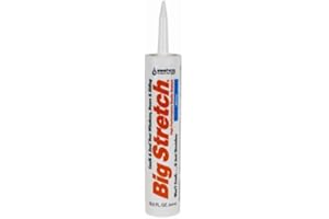 Sashco 10016 10.5oz 10016 Big Stretch Caulk 10.5-Ounce Cartridge, White