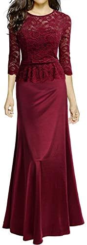 Aashish Garments Maroon Net Style Satin Women Maxi Dress