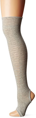 Yummie by Heather Thomson Women's to and from Legwarmer, Grey, 9/11 (fits Shoe Sizes 4-10)