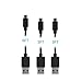 Micro USB Cable, MoMoCity Premium Durable Charging Cord PVC Powerline for Android devices, Samsung, Nexus, LG, Sony, HTC, Huawei, Motorola and More – Black (3Pack 3ft + 3ft + 6ft)