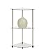 Convenience Concepts Designs2Go Classic Glass 3-Tier Corner Shelf 13.75