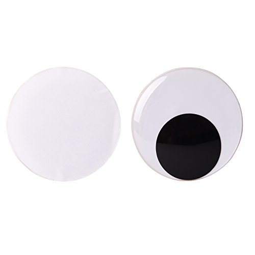 Sunmns 3 Inches Giant Wiggle Eyes with Self Adhesive, 4 Pack