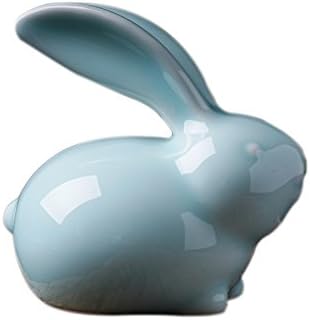 DOTKV Easter Bunny Ceramic Decor Home Decorations Desk Decoration Mother's Gifts Fine Porcelain and Ceramic Construction