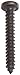 Small Parts 0616ABPPB Steel Sheet Metal Screw, Black Oxide Finish, Pan Head, Phillips Drive, Type AB, #6-20 Thread Size, 1