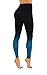 CodeFit Yoga Power Flex Dry-Fit Pants Workout Printed Leggings Ombte Print (Small/Medium, 6l13-blk/Tel)