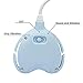 3in1 Bed Child Rechargeable Bedwetting Alarm Enuresis Baby Monitor for Boys Girls Adults Incontinence Seniors Loud Sound Vibrating Urine Detection Cure Potty Training, Urologist Tested(Blue)