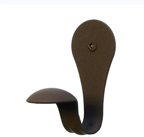 SmartHook ColorZ Garment Friendly Single Coat Hook (3 Pack, Expresso)