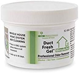SimpleAir Duct FESH Gel - HVAC Air Freshener, Cleaner, Deodorizer - Non Toxic for Odor Block (4 Pack)
