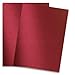 PaperPapers Quality, 8.5X11 Letter Size Specialty Cardstock - Red Satin - 249 GSM (92lb Cover),25-PK