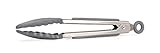 Tovolo Mini Silicone Tongs - Charcoal