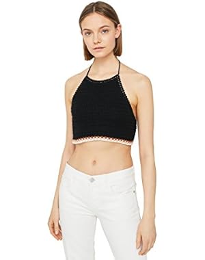 Mango Women's Crochet Top